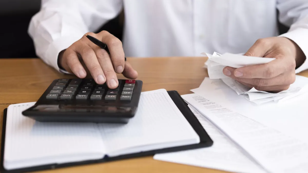 Businessman working office