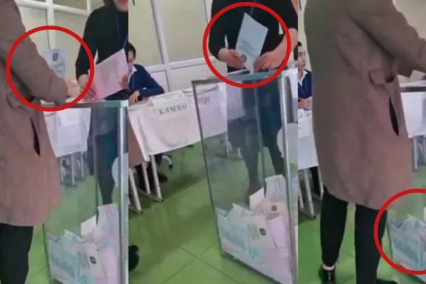 Видео с «вбросом бюллетеней» снова стало вирусным