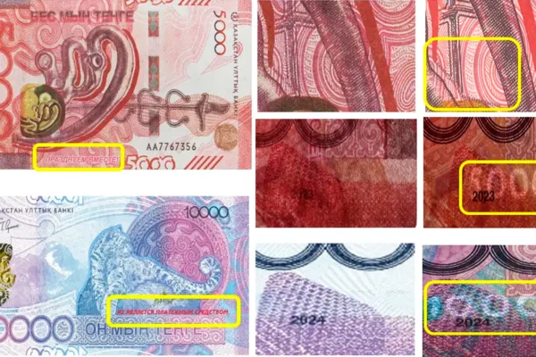 Не перепутайте с настоящими: в интернете продают имитации теңге