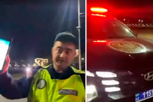 Шымкент полициясы жүргізушінің орнына полицей қол қойғанын жоққа шығарды