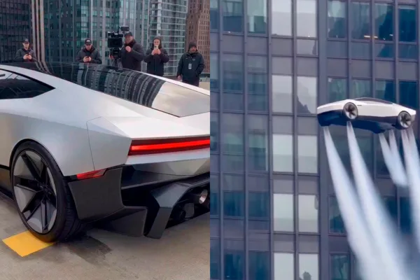 Tesla көлігінің әуеде ұшқанын көрсететін дипфейк видео тарады